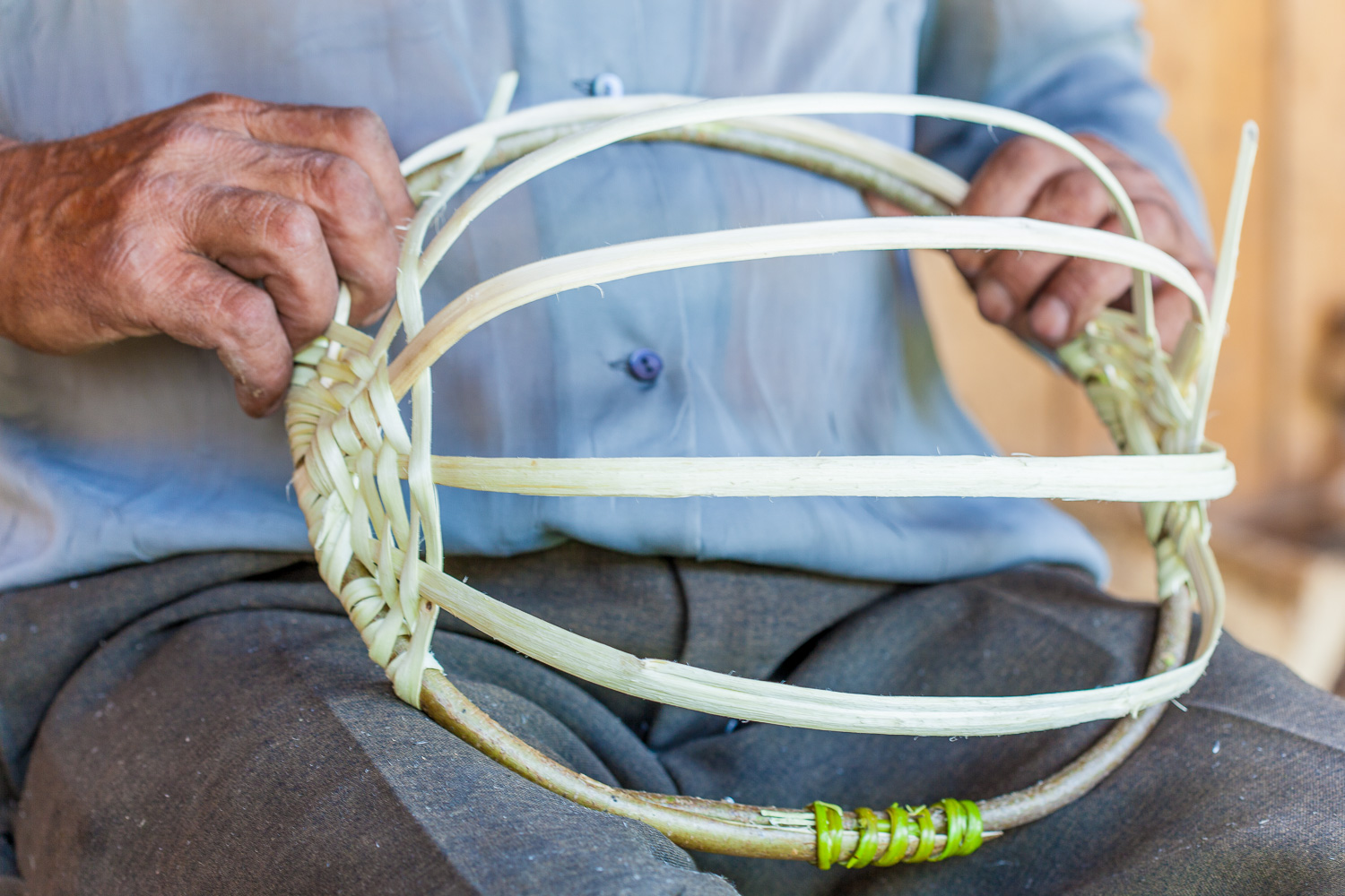 Atelierul de împletituri de nuiele - Mălâncrav 2015